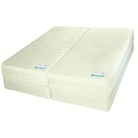 Twin Extra Long Dual Comfort Latex Mattress and Foundation